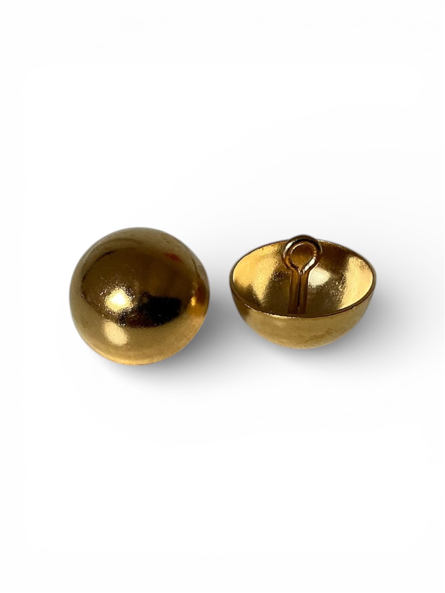 Boutons métallique - Or - 1,5cm