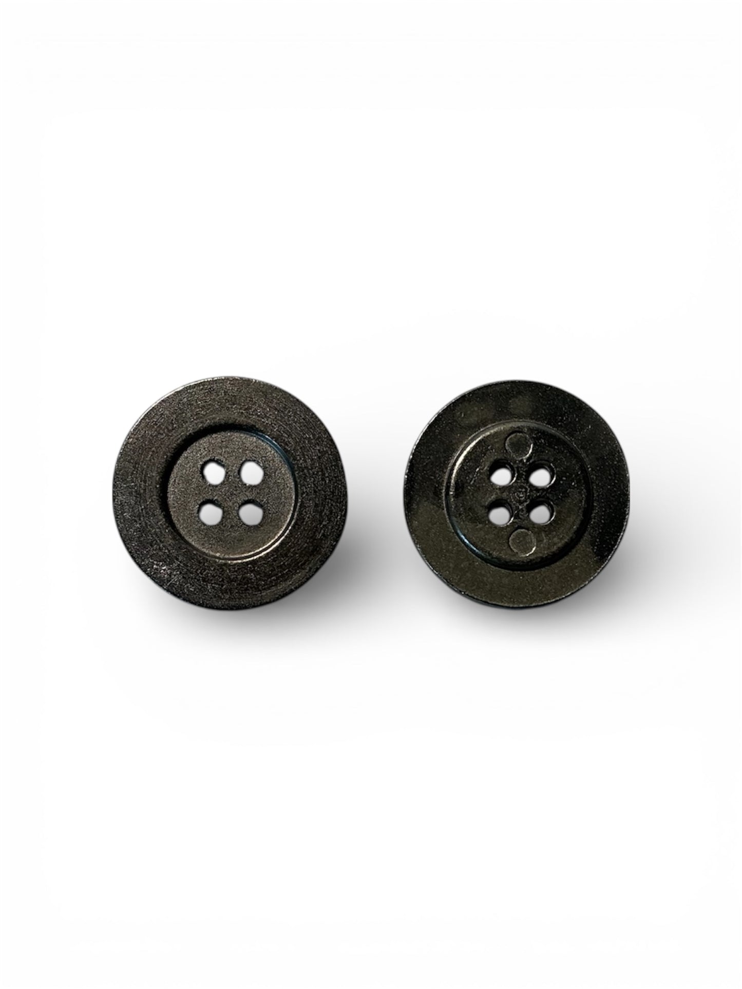 Boutons métallique - Gris - 2cm
