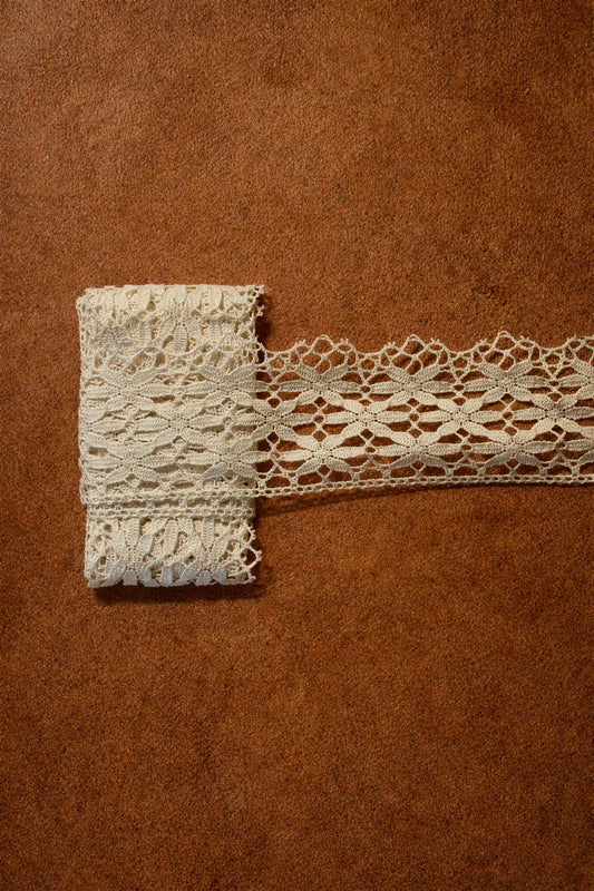 Dentelle SAUVAGE - Écru - 6cm