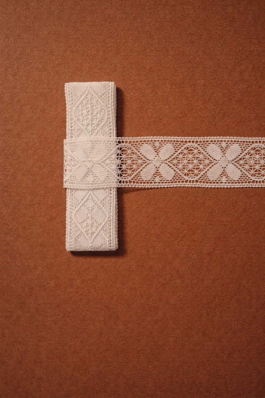 Dentelle LYS - Blanc - 3,5cm
