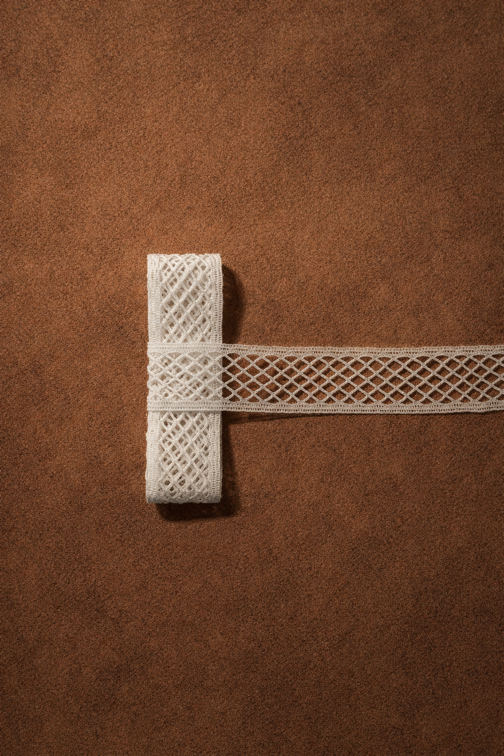 Dentelle CARRÉ - Écru - 3cm