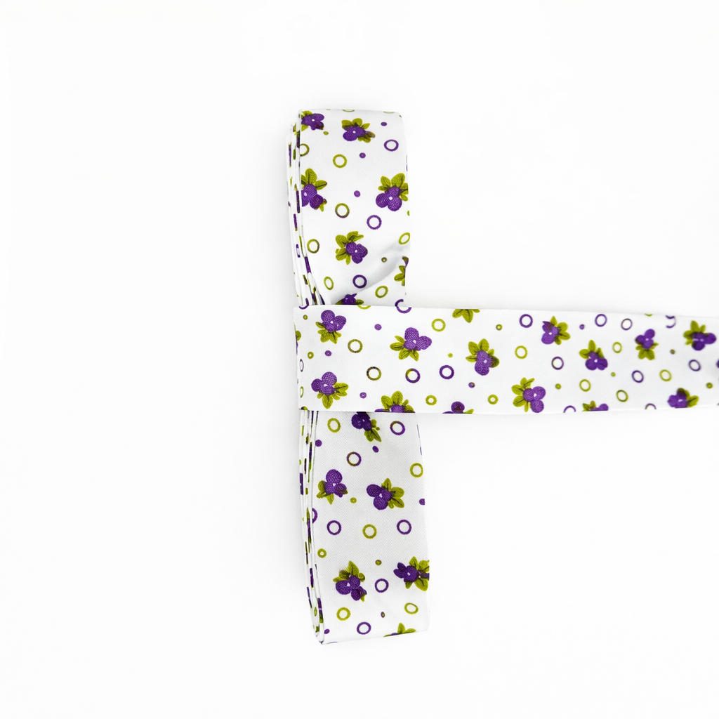 Biais motif fruit - 2cm